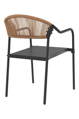 4 chaises de jardin empilables Nazare -