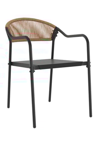 4 chaises de jardin empilables Nazare -