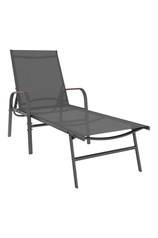 2 chaises longues inclinables Ozéa - 185 x 31 x 57 cm
