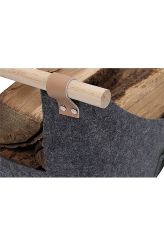 Sac de transport pour bûches - Gris