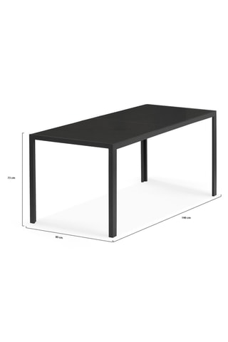 Table de jardin Majorca -190 x 80 x 73 cm