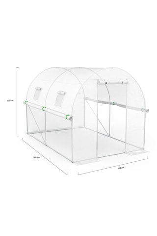 Serre tunnel de jardin - 6 m² - Toutes saisons