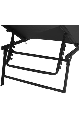 2 chaises longues inclinables 4 positions Malaga - 190 x 58 x 33 cm