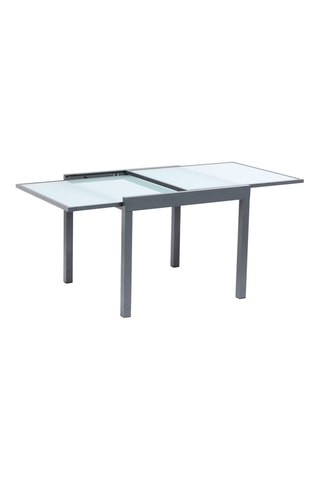 Table de jardin extensible - Gris
