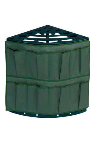 Rangement d’angle pour outils de jardin - Vert