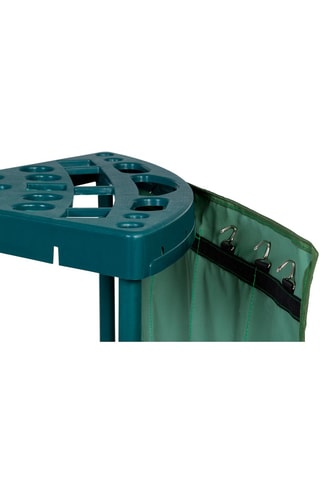 Rangement d’angle pour outils de jardin - Vert