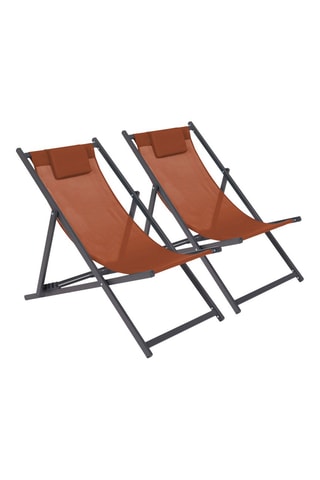 2 chiliennes - 102 x 82 x 61 cm