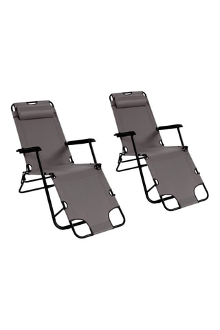 2 fauteuils de jardin - 178 x 61 x 33 cm