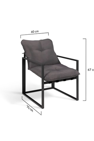 Salon de jardin Tropea - 2 places