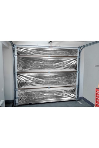 Kit d'isolation thermique pour porte de garage - 760 x 75 cm