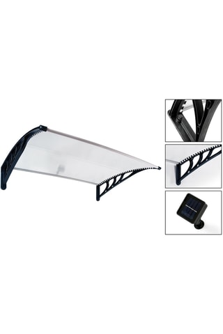 Marquise ultra résistante - 150 x 80 cm