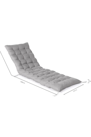 Coussin universel pour bain de soleil - Gris