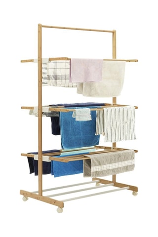 Séchoir 3 niveaux pliable - 22 m d'étendage