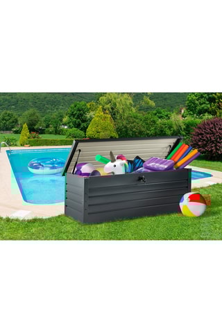 Coffre de rangement pour extérieur - Anthracite - 600 l