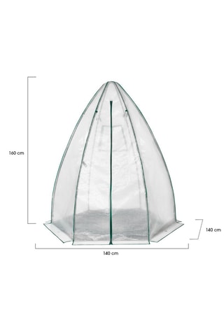 Serre d'hivernage Teepee - 140 x 140 x 160 cm
