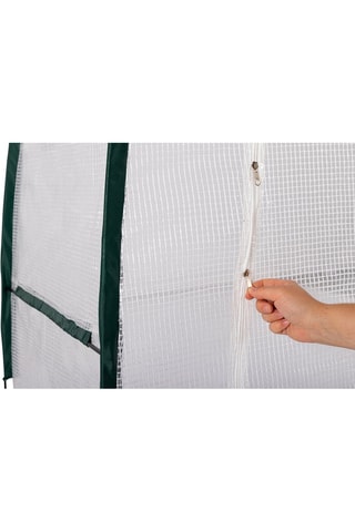 Serre d'hivernage demi-lune pour terrasse - 200 x 80 x 170 cm