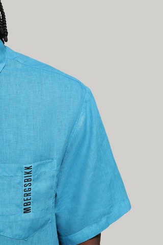 Linnen Overhemd - Turquoise