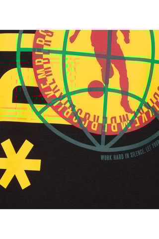 T-shirt slim fit - Zwart