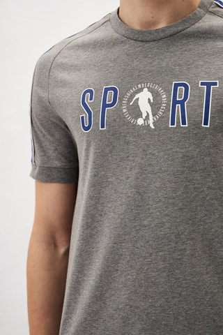 T-shirt - Gemêleerd Grijs