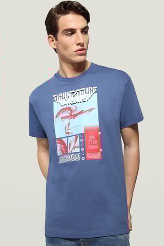 T-shirt - Marineblauw