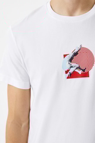 T-shirt slim fit - Wit