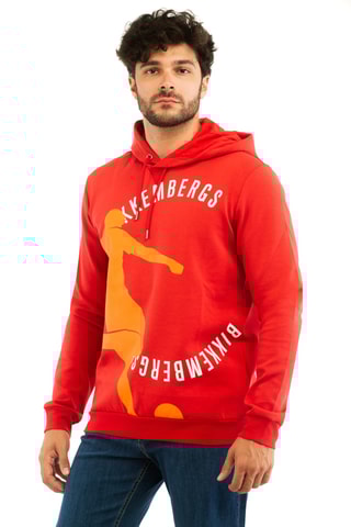 Sweat à capuche - Rouge