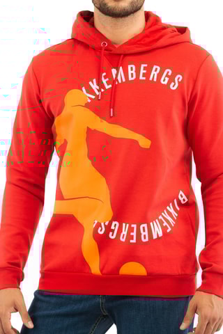 Sweat à capuche - Rouge