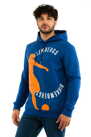 Sweat à capuche - Bleu cobalt