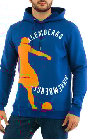 Sweat à capuche - Bleu cobalt