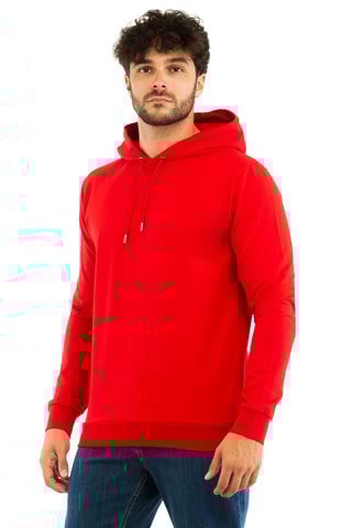 Sweat à capuche - Rouge