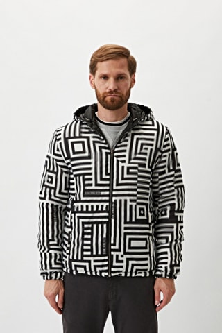 Sweat à capuche - Noir et blanc