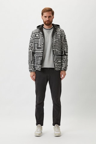 Sweat à capuche - Noir et blanc