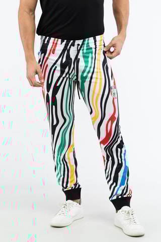 Fleece Broek - Wit en Zwart