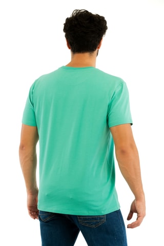 T-shirt - Zeegroen