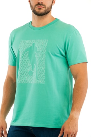 T-shirt - Zeegroen
