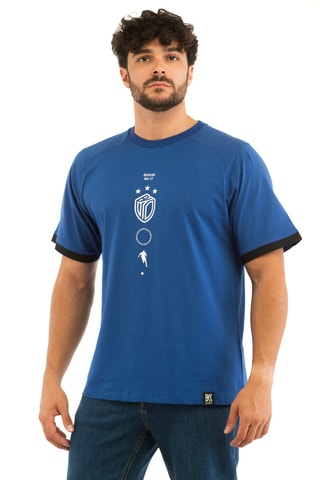 T-shirt - Petrolblauw