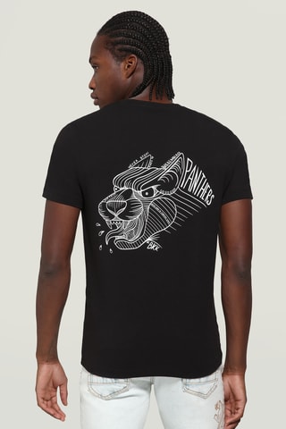 T-shirt Slim Fit - Zwart en Wit