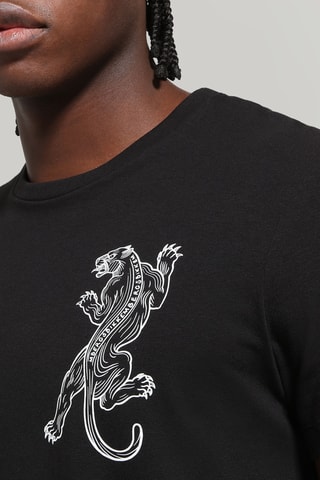 T-shirt Slim Fit - Zwart en Wit