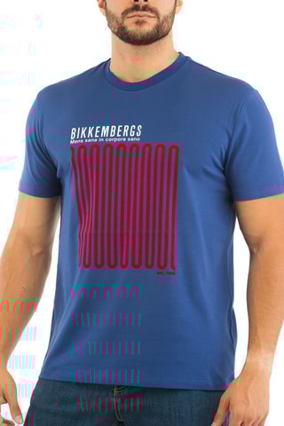 T-shirt - Kobaltblauw en Rood