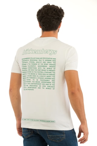 T-shirt - Wit en Groen