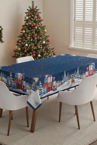 Nappe rectangulaire - Bleu cobalt - 160 x 220 cm