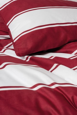 Parure de couette en coton 145 fils/m² Jolly - Rouge