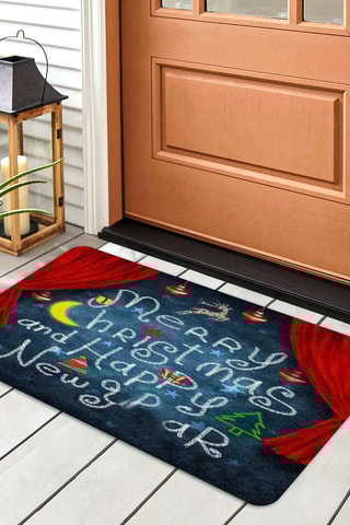 Tapete de entrada - Vermelho - 40 x 70 cm