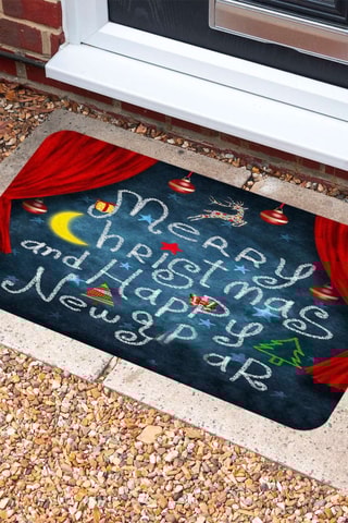 Tapete de entrada - Vermelho - 40 x 70 cm