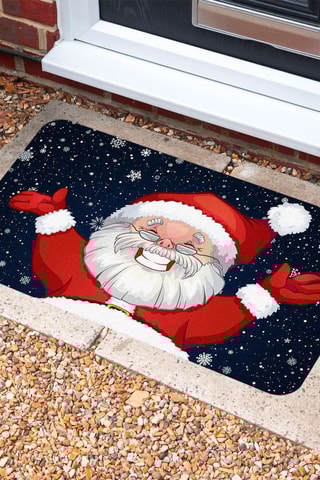 Tapete de entrada - Azul - 40 x 70 cm