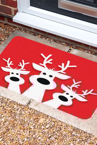 Tapete de entrada - Vermelho - 40 x 70 cm