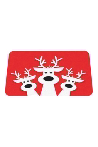 Tapete de entrada - Vermelho - 40 x 70 cm