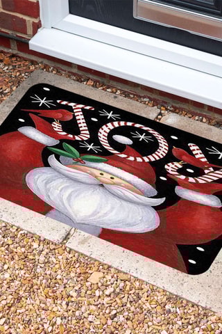 Tapete de entrada - Preto - 40 x 70 cm