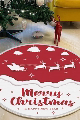 Tapis - Rouge et blanc