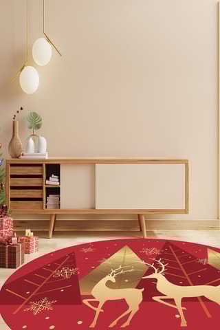 Tapis - Rouge et doré